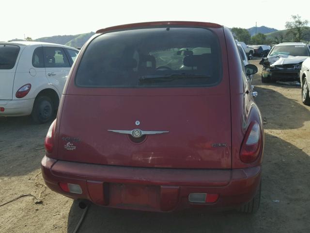 3A4FY58B47T630066 - 2007 CHRYSLER PT CRUISER RED photo 10