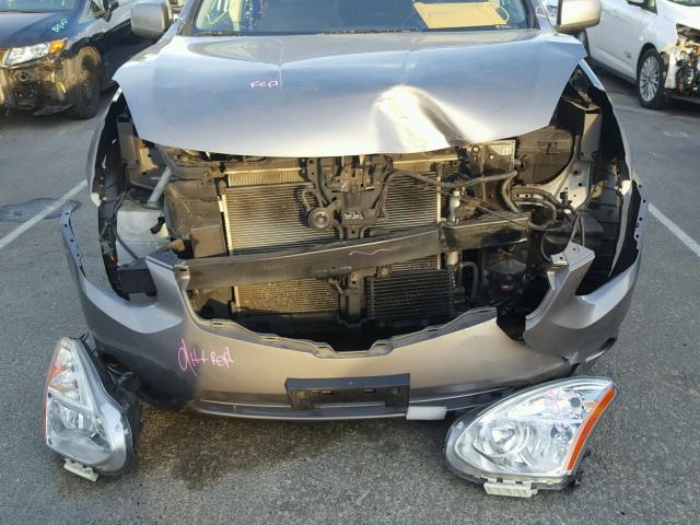 JN8AS5MT3DW037423 - 2013 NISSAN ROGUE S SILVER photo 9