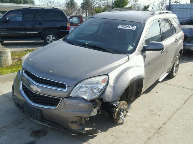 2CNALDEC1B6452809 - 2011 CHEVROLET EQUINOX LT GRAY photo 2