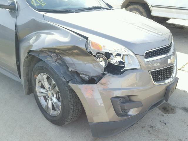 2CNALDEC1B6452809 - 2011 CHEVROLET EQUINOX LT GRAY photo 9