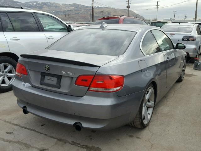 WBAWB73598P043210 - 2008 BMW 335 I GRAY photo 4