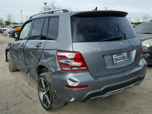 WDCGG5HB1FG427596 - 2015 MERCEDES-BENZ GLK 350 GRAY photo 3