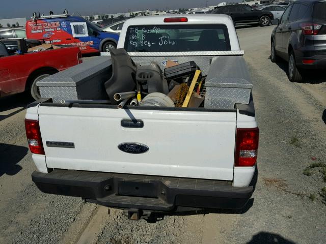 1FTYR14D09PA13413 - 2009 FORD RANGER SUP WHITE photo 6