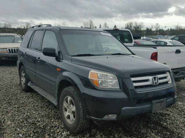 5FNYF28576B001685 - 2006 HONDA PILOT EX BLACK photo 1