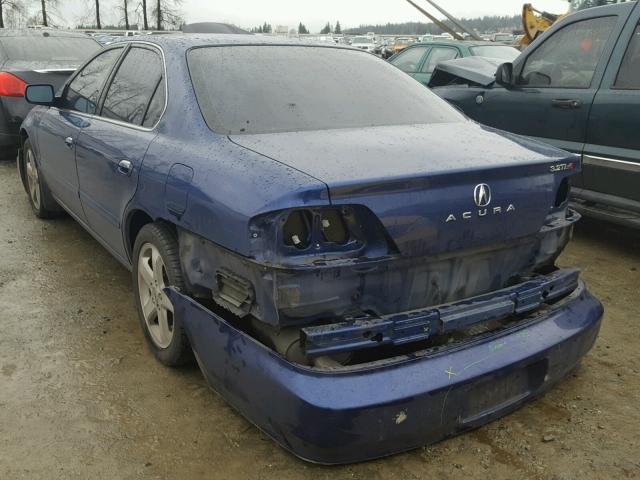 19UUA56882A004854 - 2002 ACURA 3.2TL TYPE BLUE photo 3