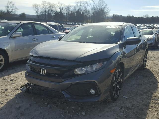 SHHFK7H58HU211987 - 2017 HONDA CIVIC EX 灰色 照片 2