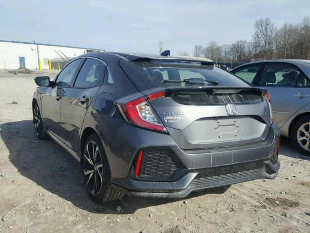 SHHFK7H58HU211987 - 2017 HONDA CIVIC EX 灰色 照片 3