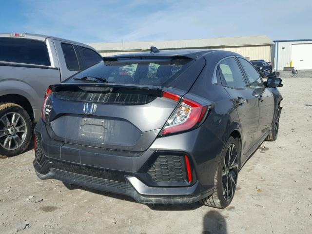 SHHFK7H58HU211987 - 2017 HONDA CIVIC EX 灰色 照片 4