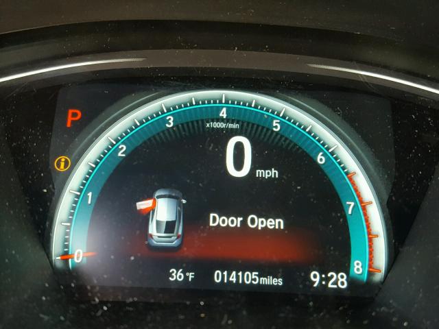 SHHFK7H58HU211987 - 2017 HONDA CIVIC EX 灰色 照片 8