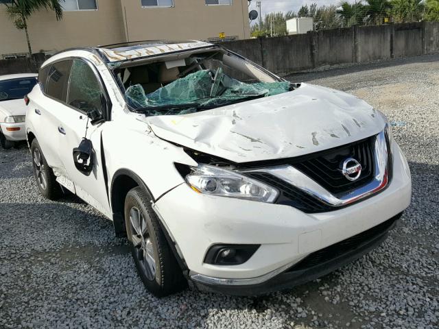 5N1AZ2MG0GN160658 - 2016 NISSAN MURANO S WHITE photo 1