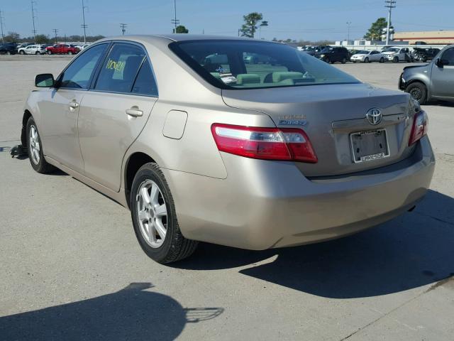 4T1BE46KX7U131137 - 2007 TOYOTA CAMRY NEW GOLD photo 3