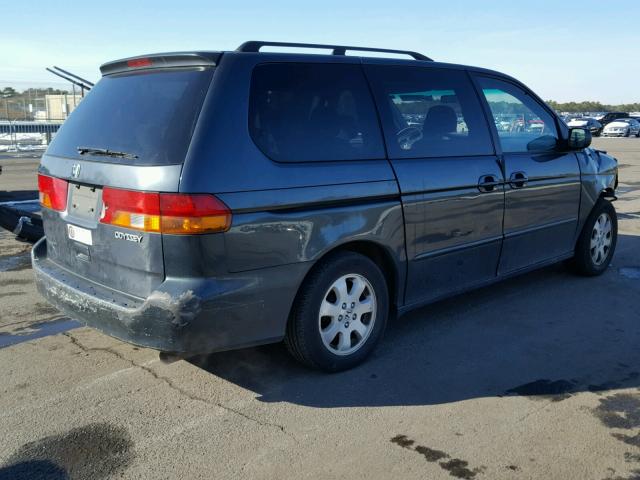 5FNRL18814B151323 - 2004 HONDA ODYSSEY EX GREEN photo 4