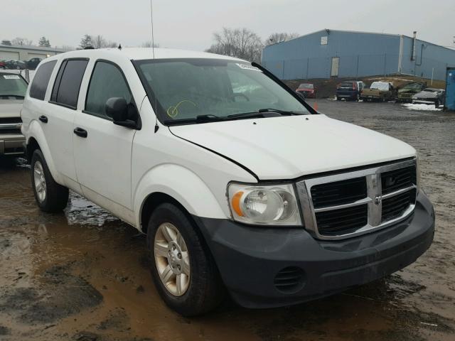 1D8HB38N38F148393 - 2008 DODGE DURANGO SX WHITE photo 1