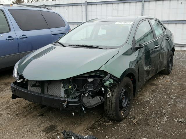 2T1BPRHE9EC195330 - 2014 TOYOTA COROLLA EC 绿色 照片 2