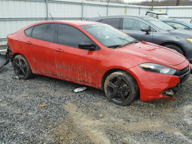 1C3CDFBB6GD624184 - 2016 DODGE DART SXT RED photo 9