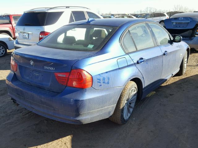 WBAPK7C52BA772079 - 2011 BMW 328 XI BLUE photo 4