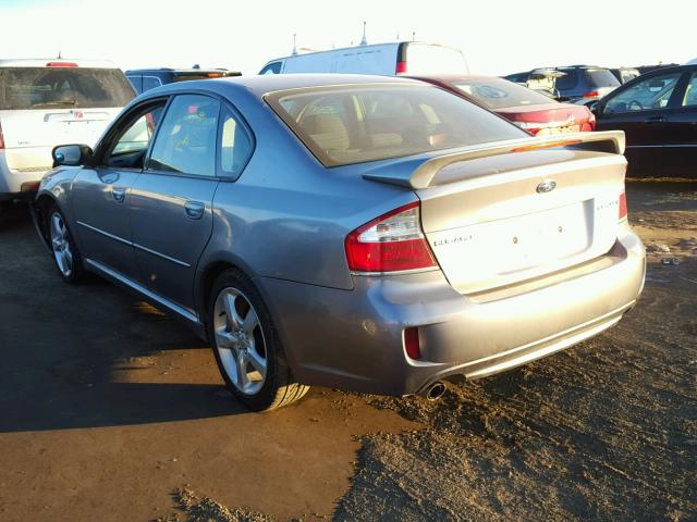 4S3BL616497226696 - 2009 SUBARU LEGACY 2.5 GRAY photo 3