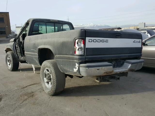 1B7JF26Z1RS566884 - 1994 DODGE RAM 2500 BLACK photo 3