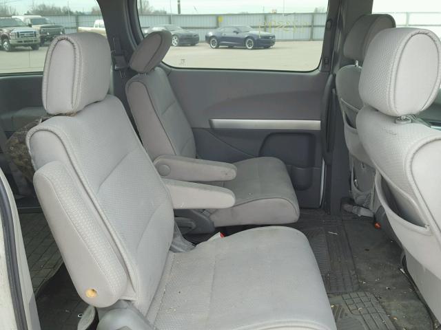 5N1BV28UX7N130616 - 2007 NISSAN QUEST S WHITE photo 6