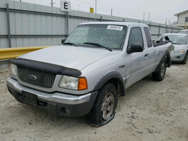 1FTZR45E52PA71021 - 2002 FORD RANGER SUP SILVER photo 2