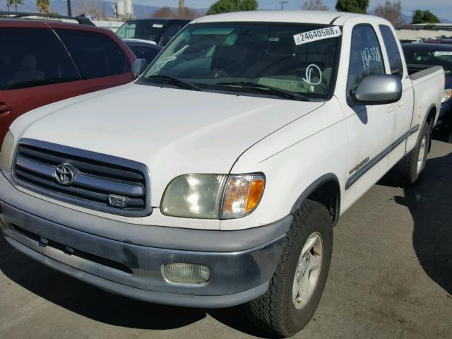 5TBRT34132S250652 - 2002 TOYOTA TUNDRA ACC WHITE photo 2