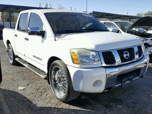 1N6AA07A17N227269 - 2007 NISSAN TITAN XE WHITE photo 1