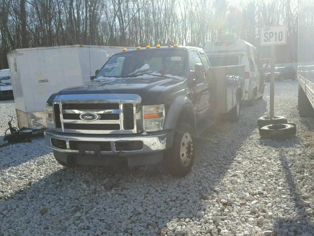 1FDXX47R98EC86382 - 2008 FORD F450 SUPER BLACK photo 2