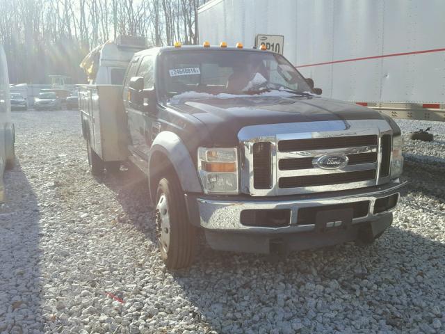 1FDXX47R98EC86382 - 2008 FORD F450 SUPER BLACK photo 9