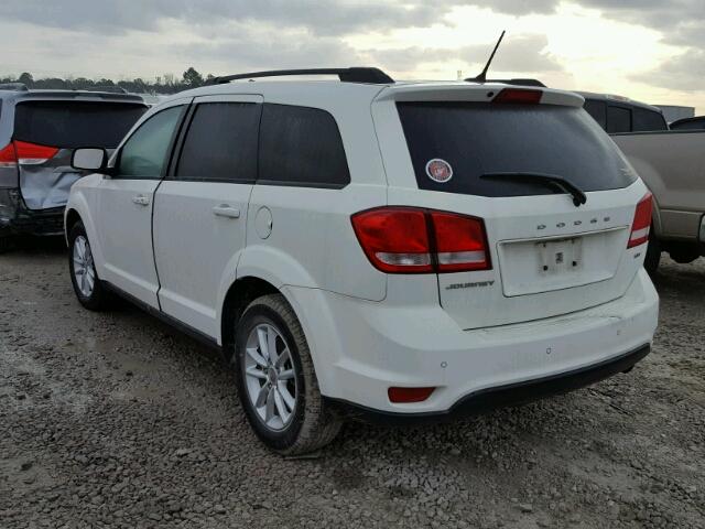 3C4PDCBB5DT561533 - 2013 DODGE JOURNEY SX WHITE photo 3