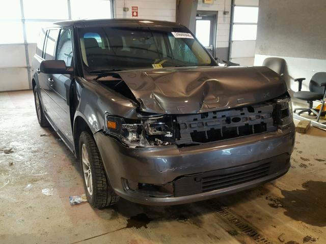 2FMGK5B8XHBA04118 - 2017 FORD FLEX SE GRAY photo 1