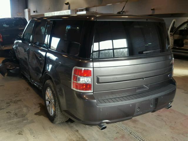 2FMGK5B8XHBA04118 - 2017 FORD FLEX SE GRAY photo 3