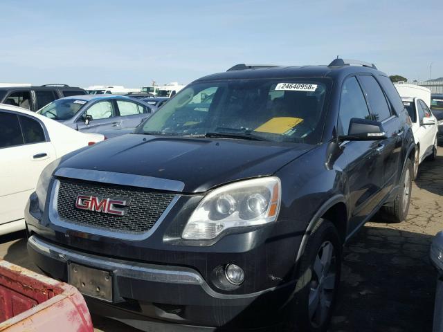 1GKLRMED2AJ253634 - 2010 GMC ACADIA SLT BLACK photo 2