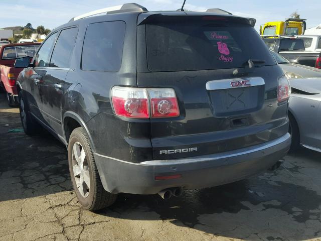 1GKLRMED2AJ253634 - 2010 GMC ACADIA SLT შავი ფოტო 3