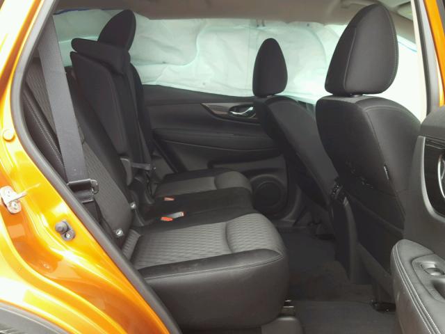 JN8AT2MV7HW006453 - 2017 NISSAN ROGUE S ORANGE photo 6