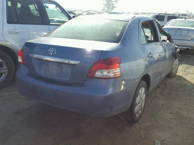 JTDBT923184039955 - 2008 TOYOTA YARIS BLUE photo 4