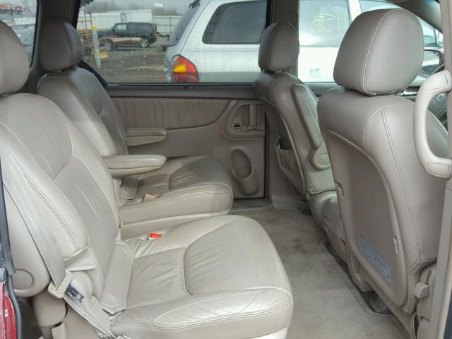 5TDBA22CX4S017514 - 2004 TOYOTA SIENNA XLE BURGUNDY photo 6