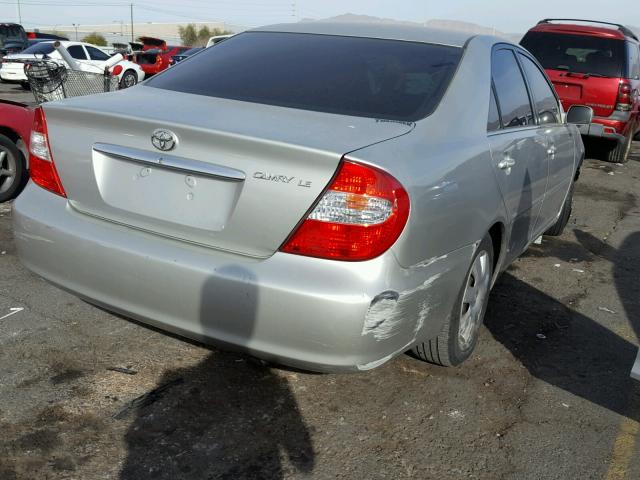 4T1BE32K42U068870 - 2002 TOYOTA CAMRY LE SILVER photo 4