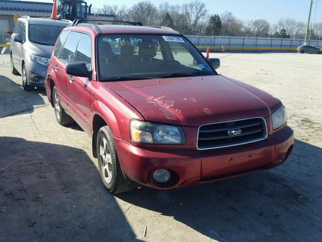 JF1SG65673H756425 - 2003 SUBARU FORESTER 2 RED photo 1