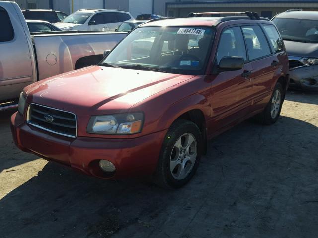 JF1SG65673H756425 - 2003 SUBARU FORESTER 2 RED photo 2