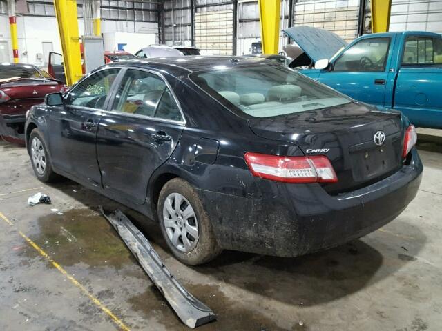 4T1BF3EKXBU776579 - 2011 TOYOTA CAMRY BASE BLACK photo 3