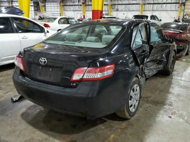 4T1BF3EKXBU776579 - 2011 TOYOTA CAMRY BASE BLACK photo 4