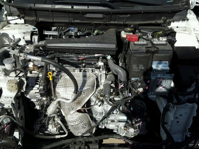 5N1AT2MT6HC864102 - 2017 NISSAN ROGUE S WHITE photo 7