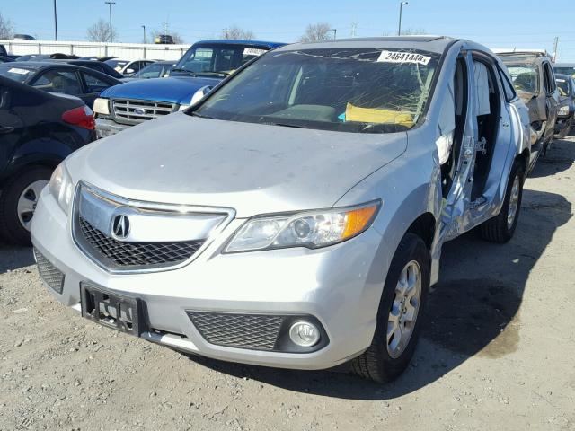 5J8TB3H50FL015373 - 2015 ACURA RDX TECHNO SILVER photo 2