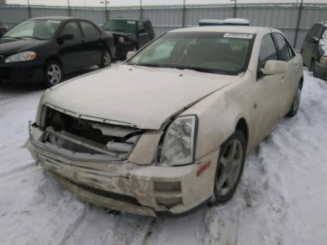 1G6DW677150184039 - 2005 CADILLAC STS WHITE photo 2