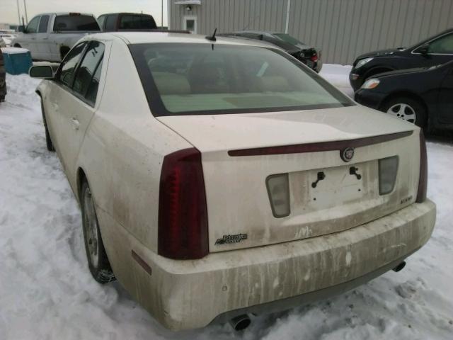 1G6DW677150184039 - 2005 CADILLAC STS WHITE photo 3