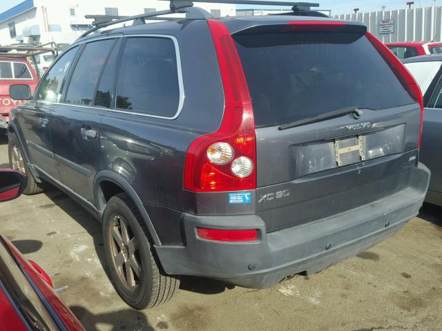 YV1CZ592151143488 - 2005 VOLVO XC90 GRAY photo 3