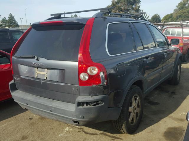 YV1CZ592151143488 - 2005 VOLVO XC90 GRAY photo 4