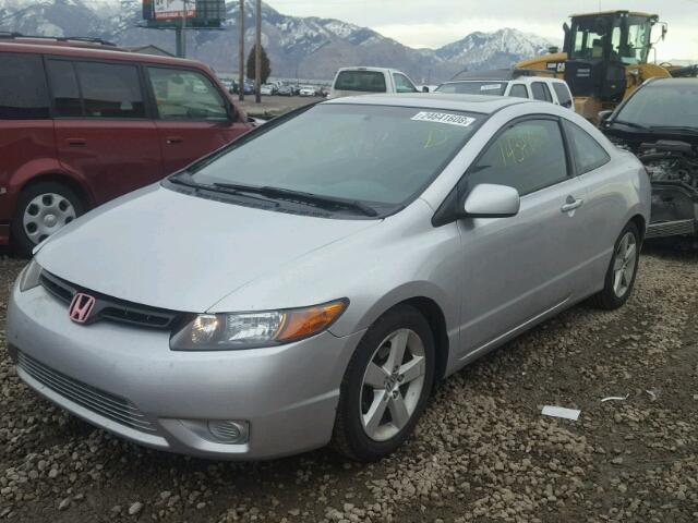 2HGFG12836H529396 - 2006 HONDA CIVIC EX SILVER photo 2