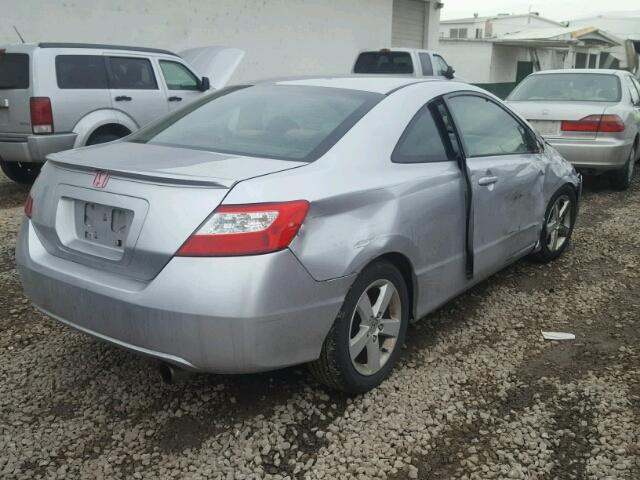 2HGFG12836H529396 - 2006 HONDA CIVIC EX SILVER photo 4