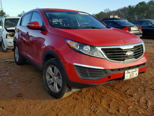 KNDPB3A23D7421220 - 2013 KIA SPORTAGE B RED photo 1